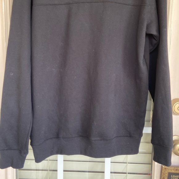 COLUMBIA HALF ZIP BLACK lONG SLEEVE PULL OVER - Picture 4 of 7